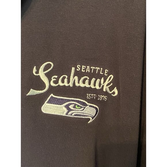 Seattle Seahawks Blue 1/4 Zip Pullover Men's 2XL Tommy Bahama NFL - Picture 4 of 12